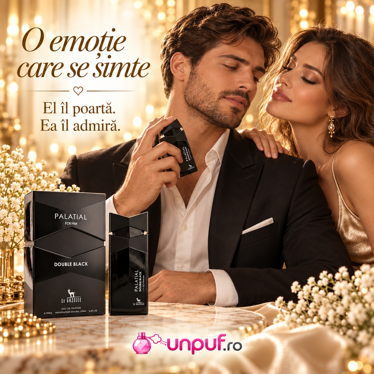 Le Gazelle Palatial Double Black parfum elegant, intens și memorabil, potrivit pentru momente speciale