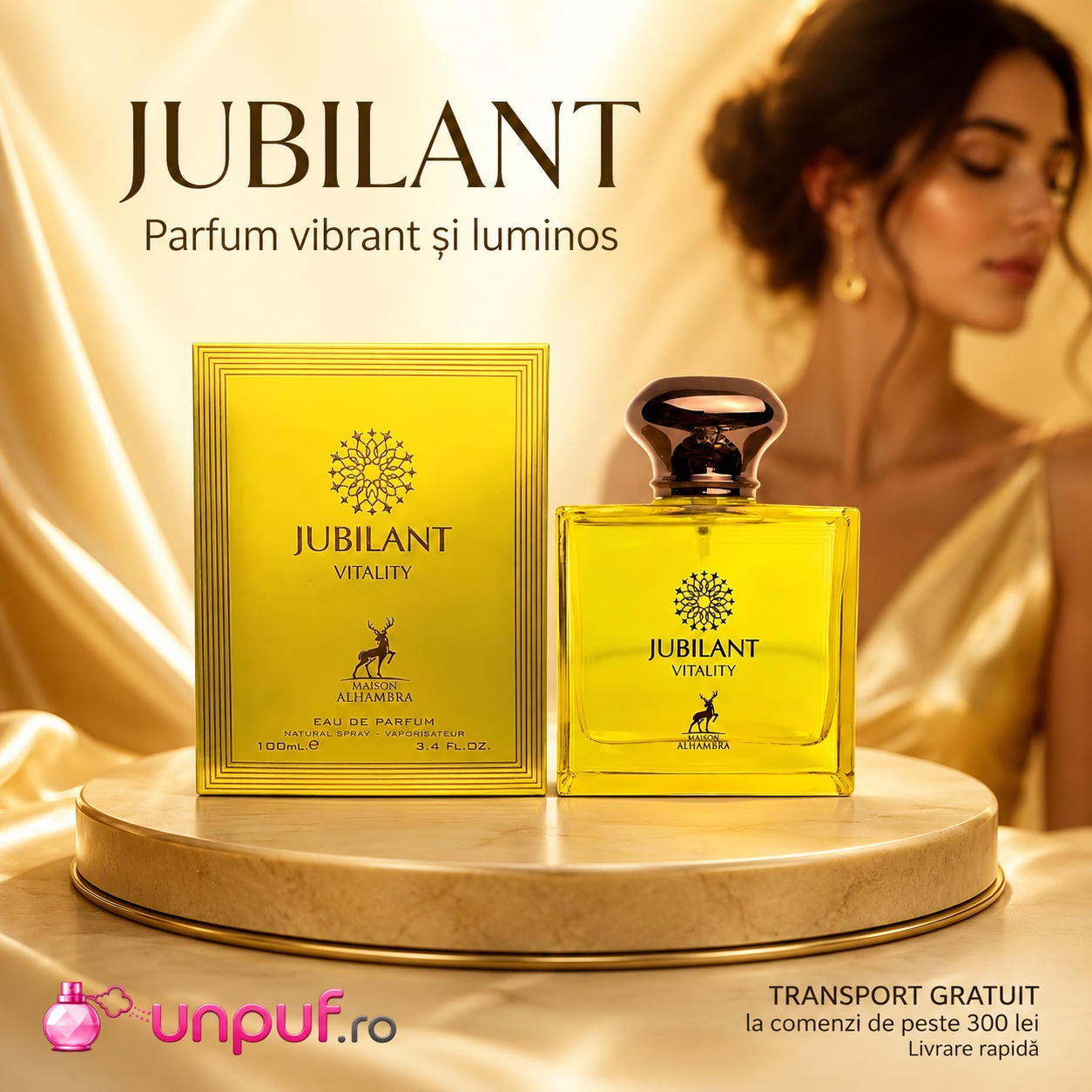 Maison Alhambra Jubilant Vitality, parfum vibrant și luminos cu aromă citrică