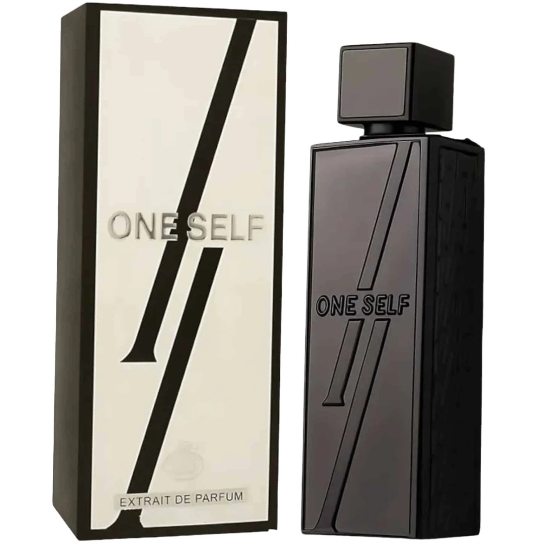 Parfum One Self Fragrance World 100 ml imagine produs pe fundal alb cu flacon și cutie
