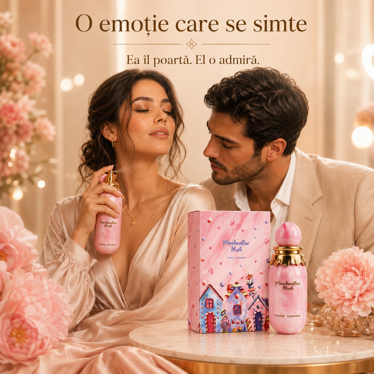Marshmallow Blush Paris Corner parfum feminin pentru momente romantice și elegante