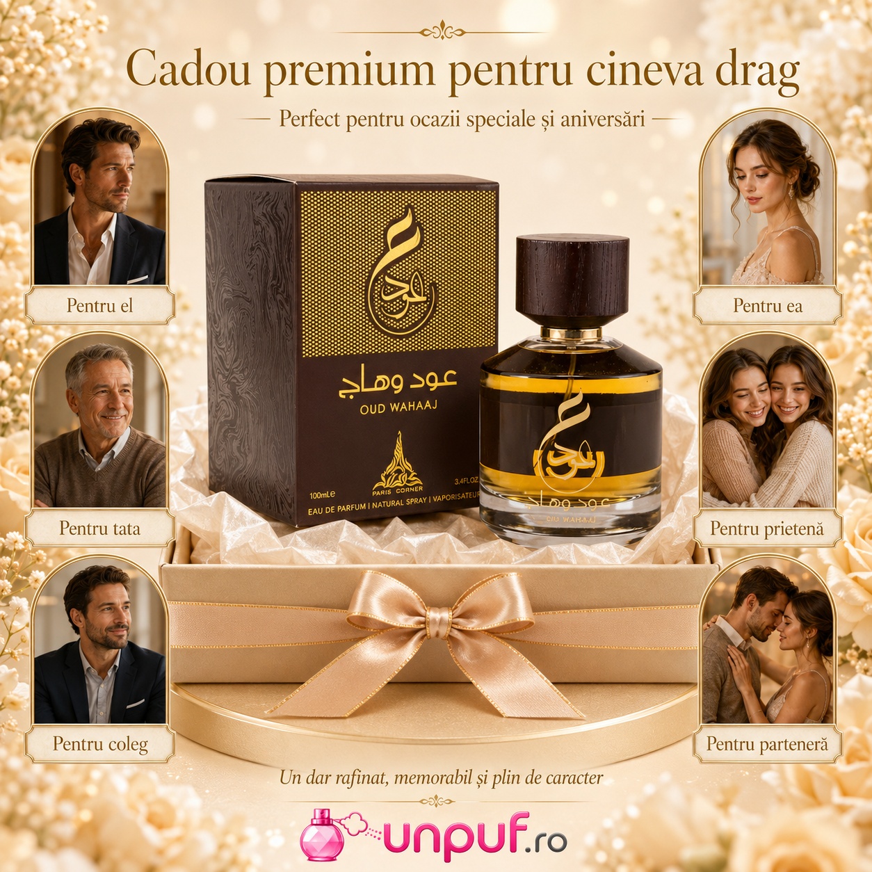 Oud Wahaaj Paris Corner cadou premium pentru femei și bărbați