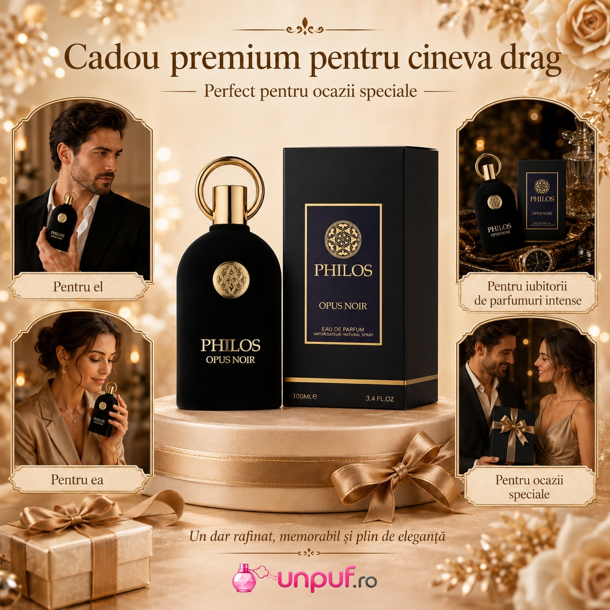 Philos Opus Noir Maison Alhambra cadou premium pentru ea, el și iubitorii de parfumuri intense