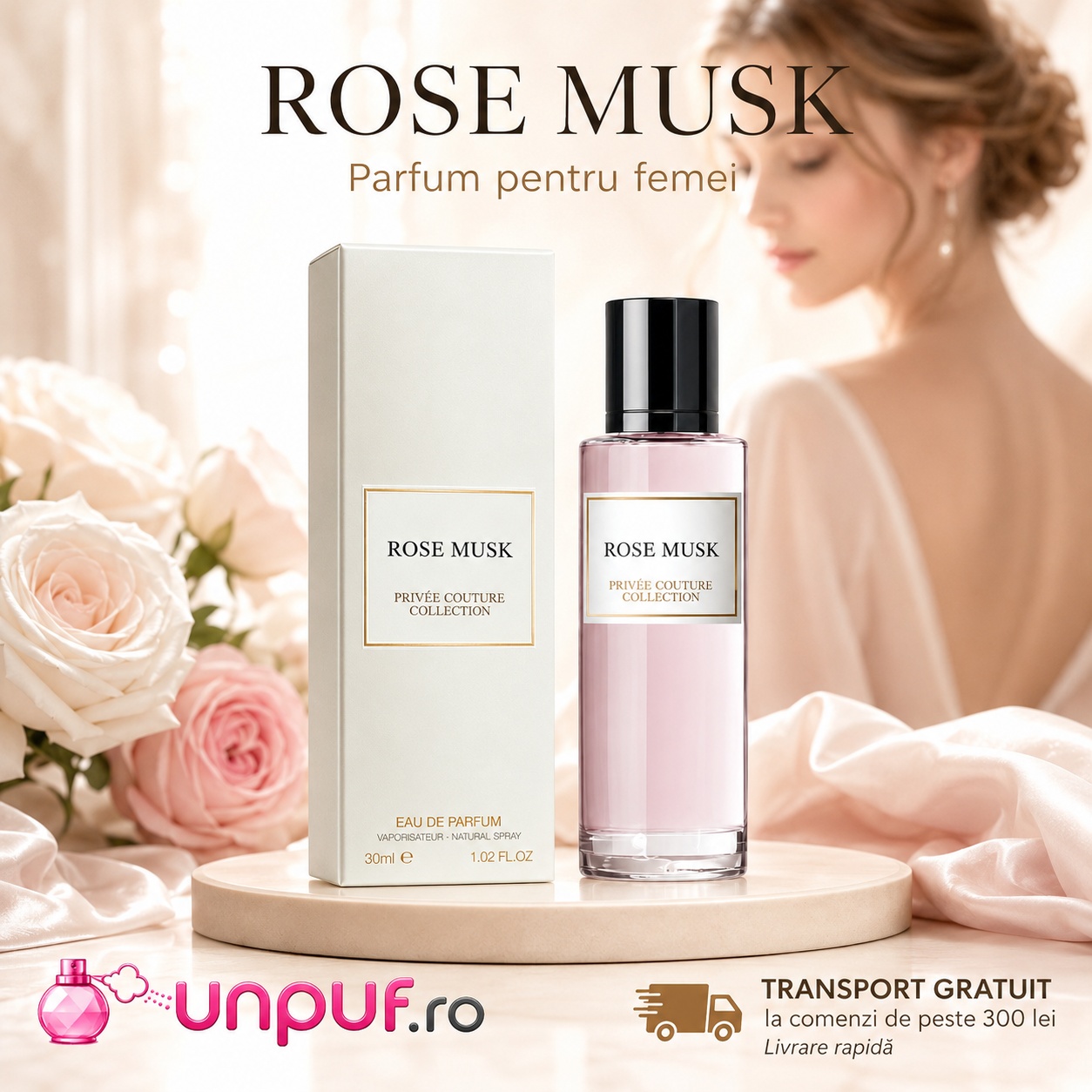 Rose Musk Privee Couture Collection parfum pentru femei cu transport gratuit și prezentare premium