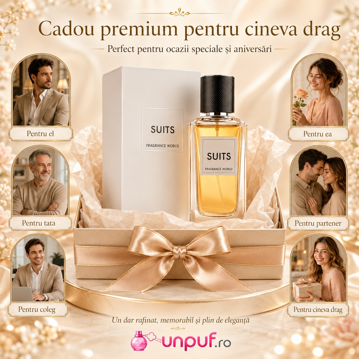 Suits Fragrance World cadou premium pentru el pentru ea pentru partener pentru coleg și pentru prieten