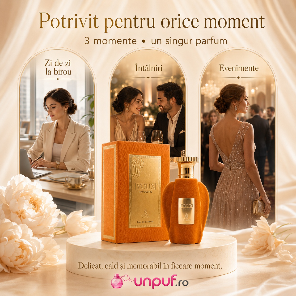 Voux Patisserie Emir potrivit pentru zi de zi la birou &icirc;nt&acirc;lniri și evenimente