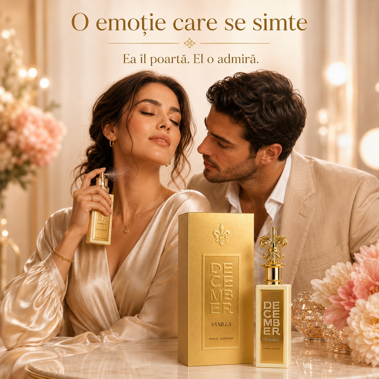 December Vanilla Paris Corner parfum unisex dulce cald și elegant pentru momente speciale