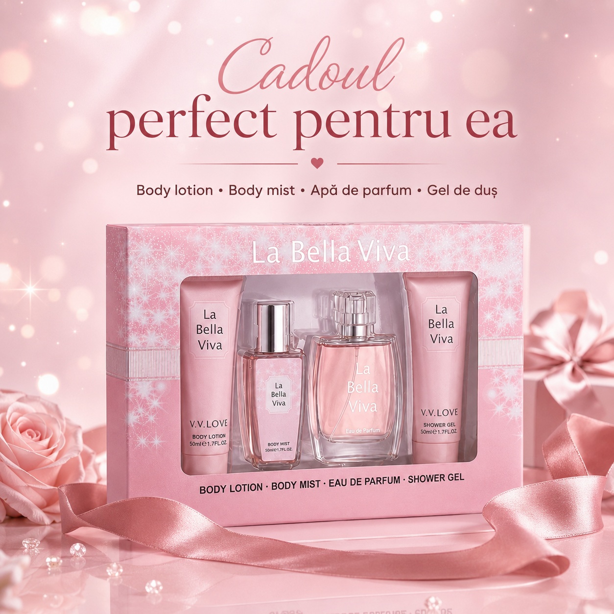 V.V. Love La Bella Viva set cadou perfect pentru ea