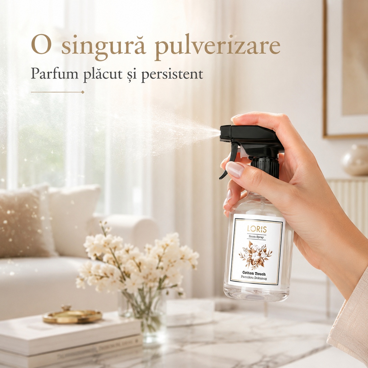Loris Pafum Cotton Touch o singură pulverizare parfum plăcut și persistent