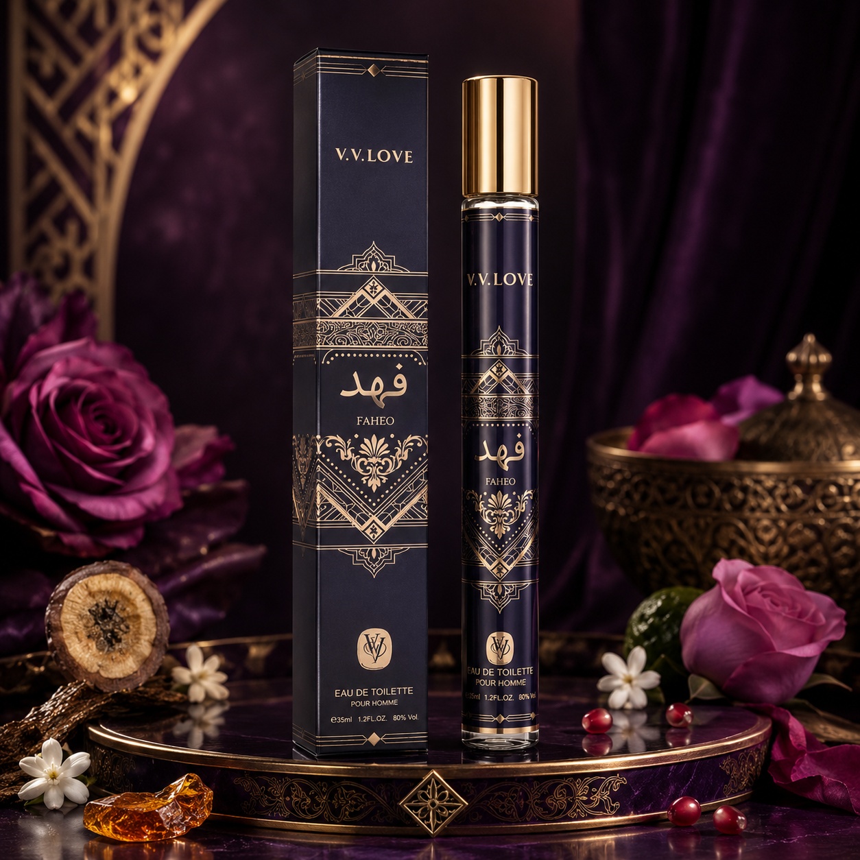 Parfum Unisex Arăbesc Faheo 35 ml V.V. Love inspirat de Badee Al Oud Amethyst Lattafa