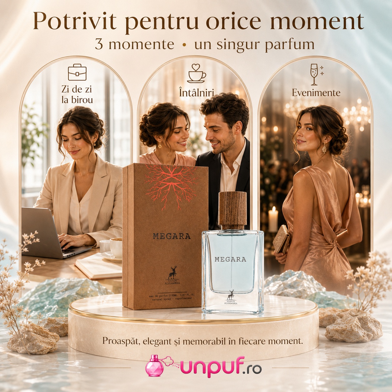 Alhambra Megara potrivit pentru zi de zi birou vacanță &icirc;nt&acirc;lniri și evenimente elegante