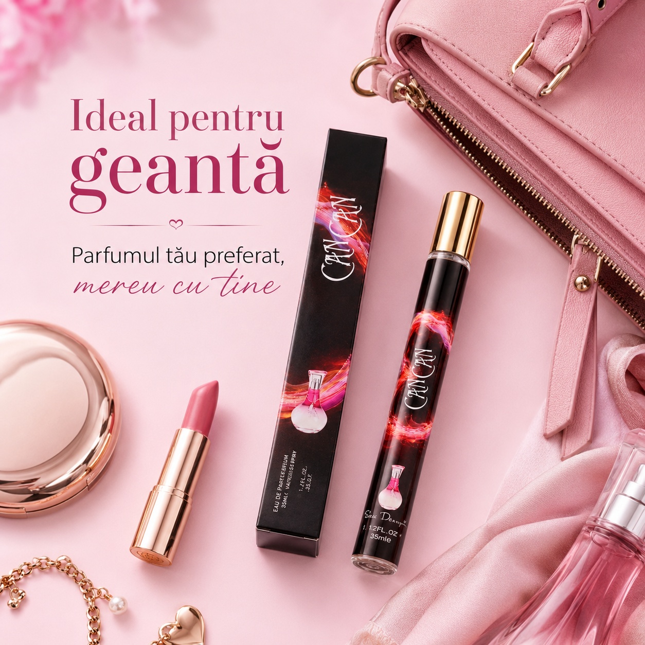 CanCan 35 ml ideal pentru geantă, parfumul tău preferat mereu cu tine