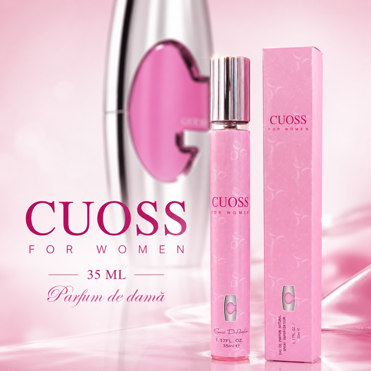 Cuoss For Women 35 ml parfum de damă cu aromă fresh, florală și fructată