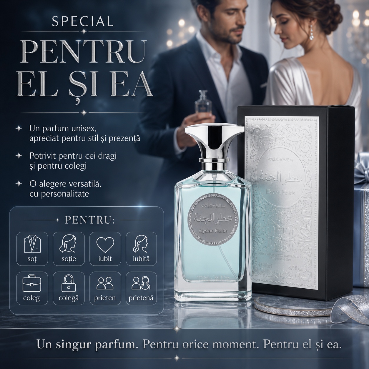 Elysian Fields V.V Love parfum special pentru el și ea