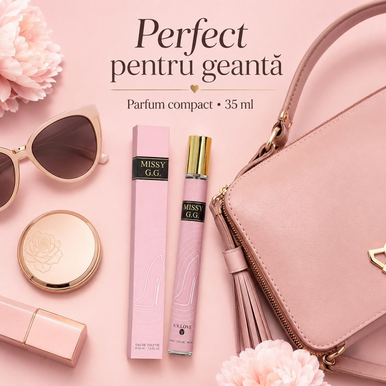 Missy G.G. 35 ml perfect pentru geantă, parfum compact pentru damă