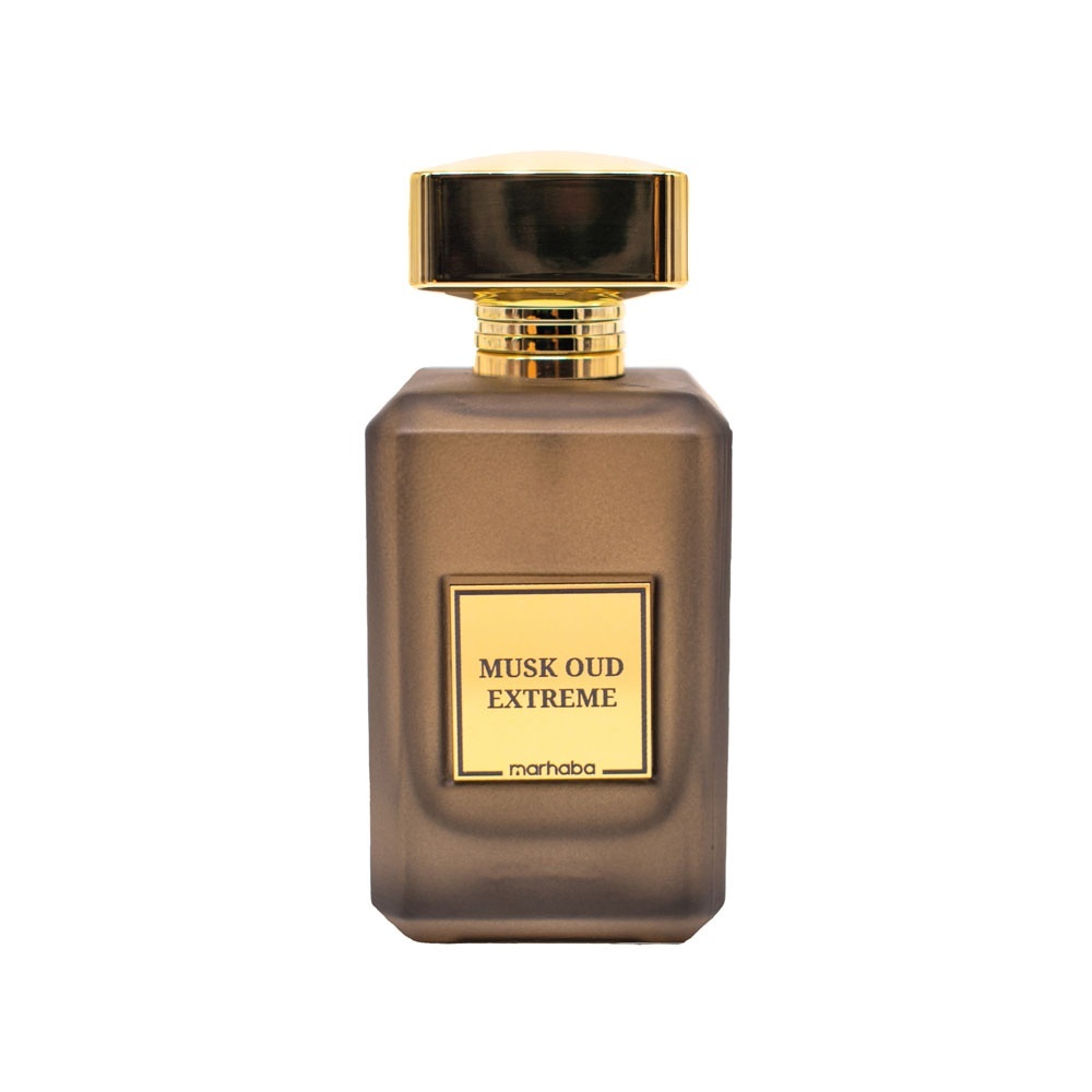 Flacon Musk Oud Extreme Marhaba parfum unisex 100 ml cu design elegant