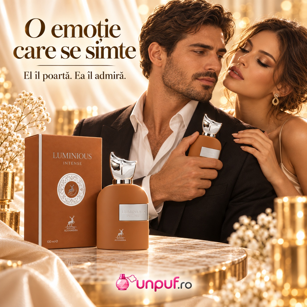 Alhambra Luminous Sahara parfum arabesc unisex, elegant și cald pentru el și pentru ea