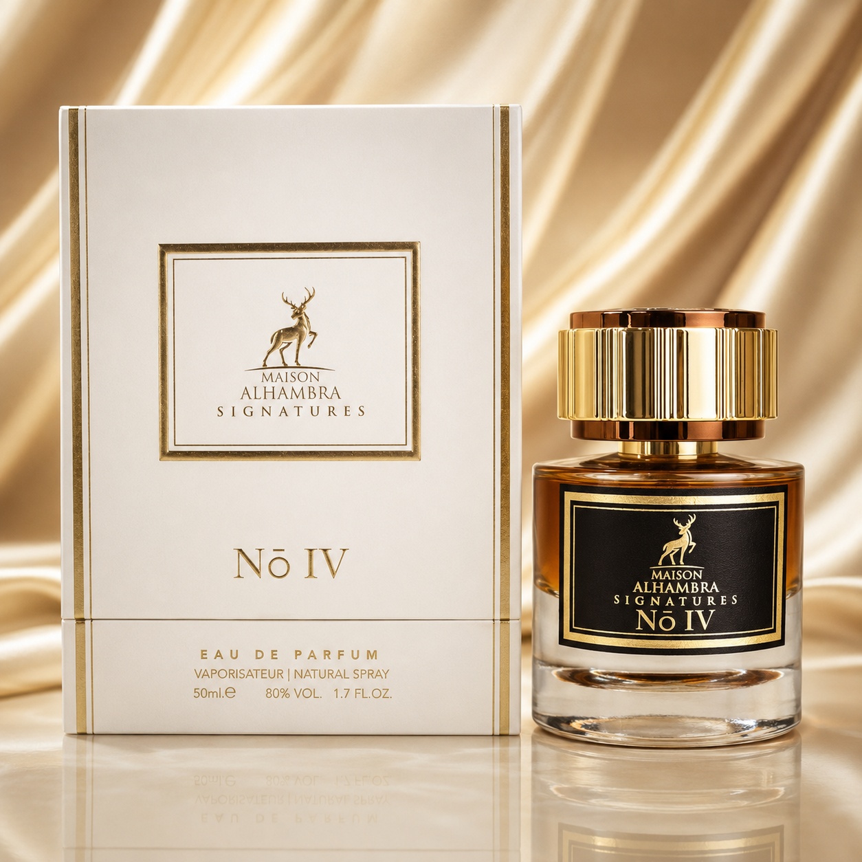 Parfum Arăbesc Alhambra Signatures No. IV Maison Alhambra 50 ml cu sticlă elegantă și cutie premium