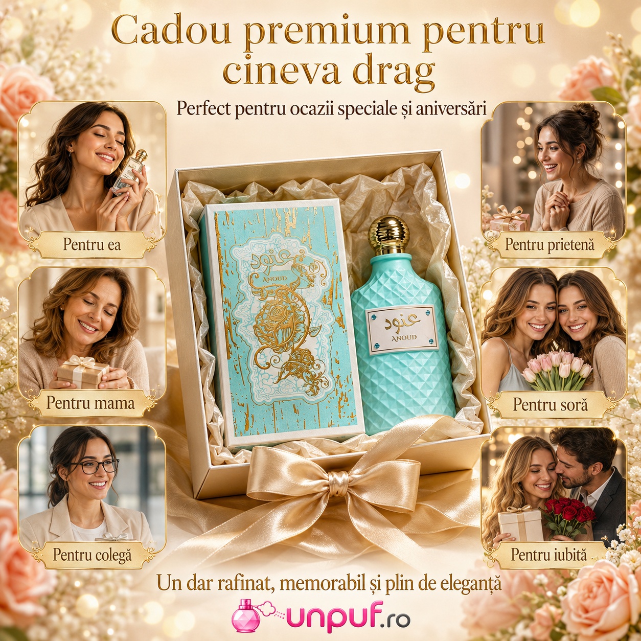 Anoud Ard Al Zaafaran cadou premium pentru ea, mamă, colegă, prietenă, soră sau iubită