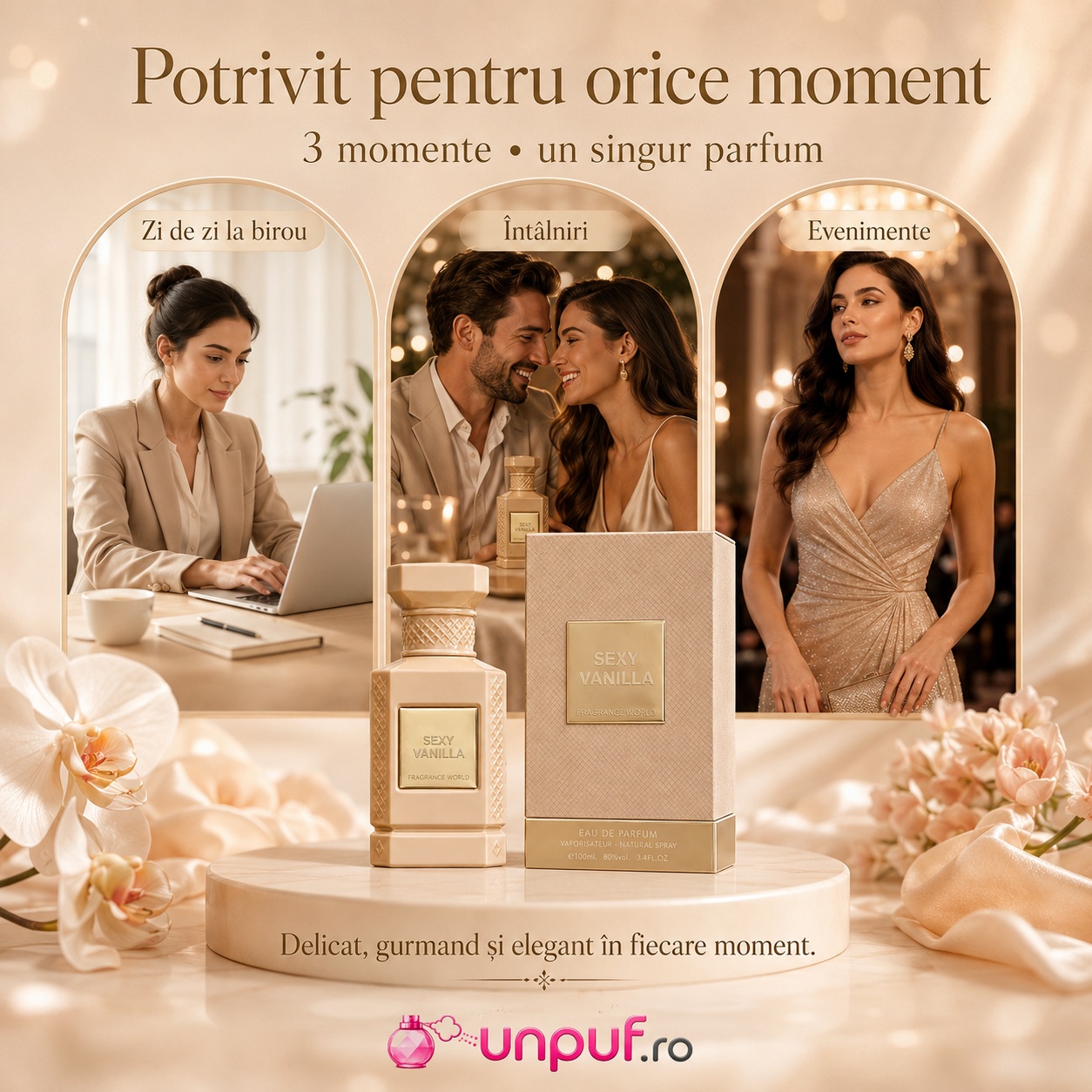 Parfum Sexy Vanilla potrivit pentru zi de zi, întâlniri și evenimente