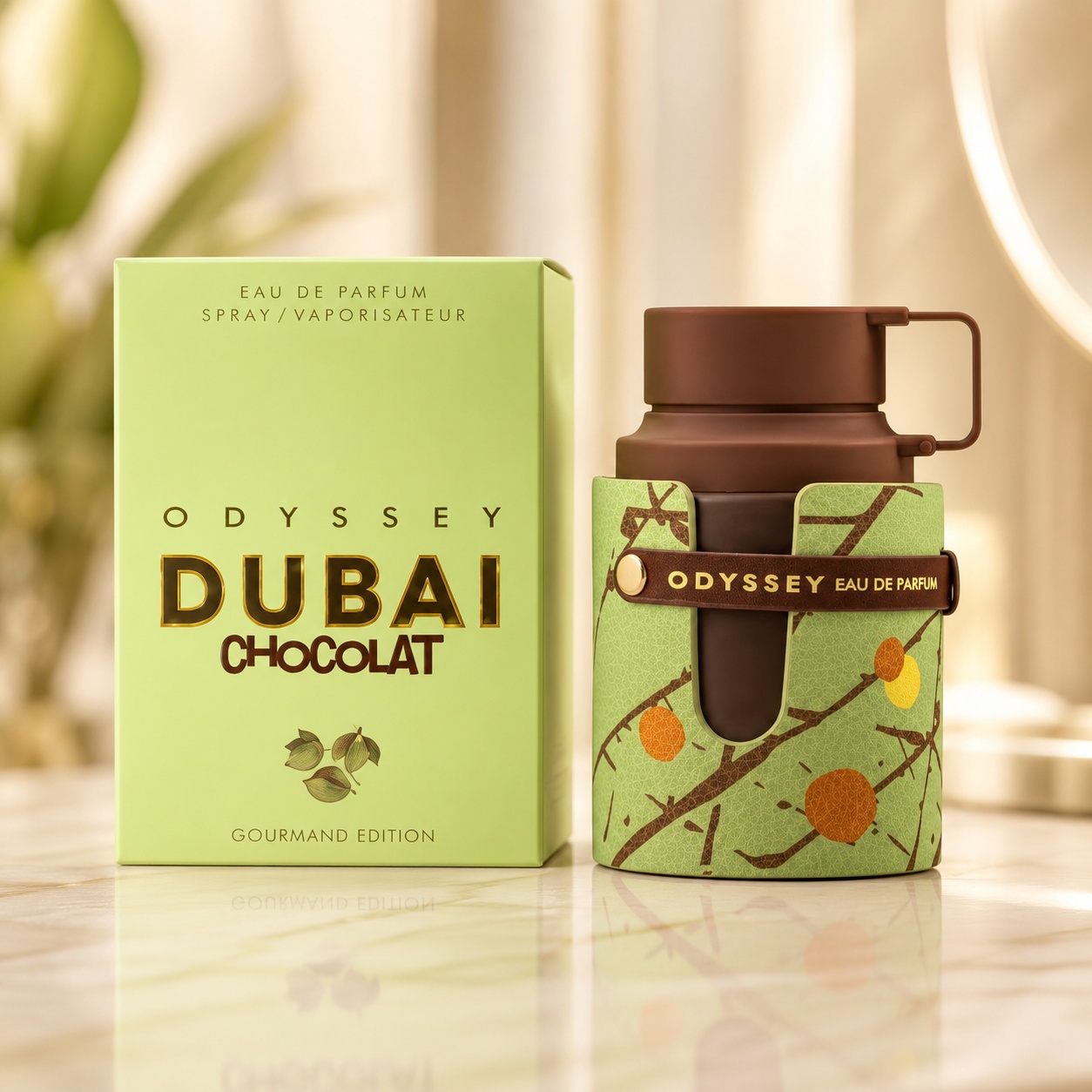 Parfum Arăbesc Odyssey Dubai Chocolate Armaf 100 ml Apă de Parfum Unisex Damă Bărbat cu sticlă și cutie