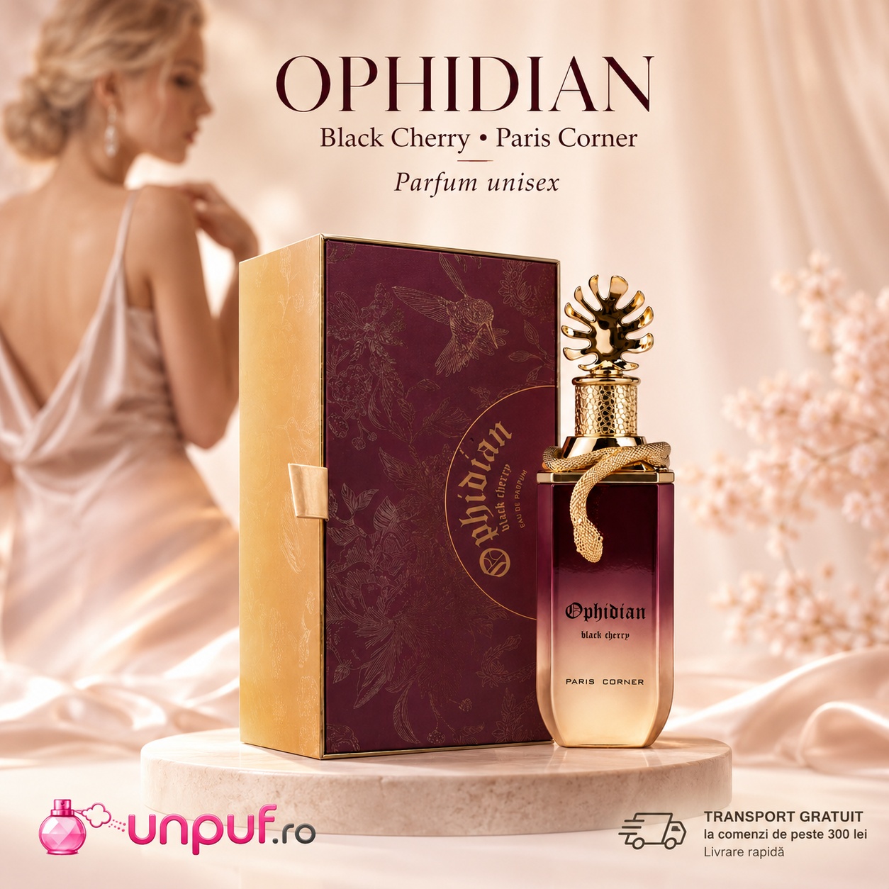 Ophidian Black Cherry Paris Corner parfum unisex cu transport gratuit la comenzi eligibile