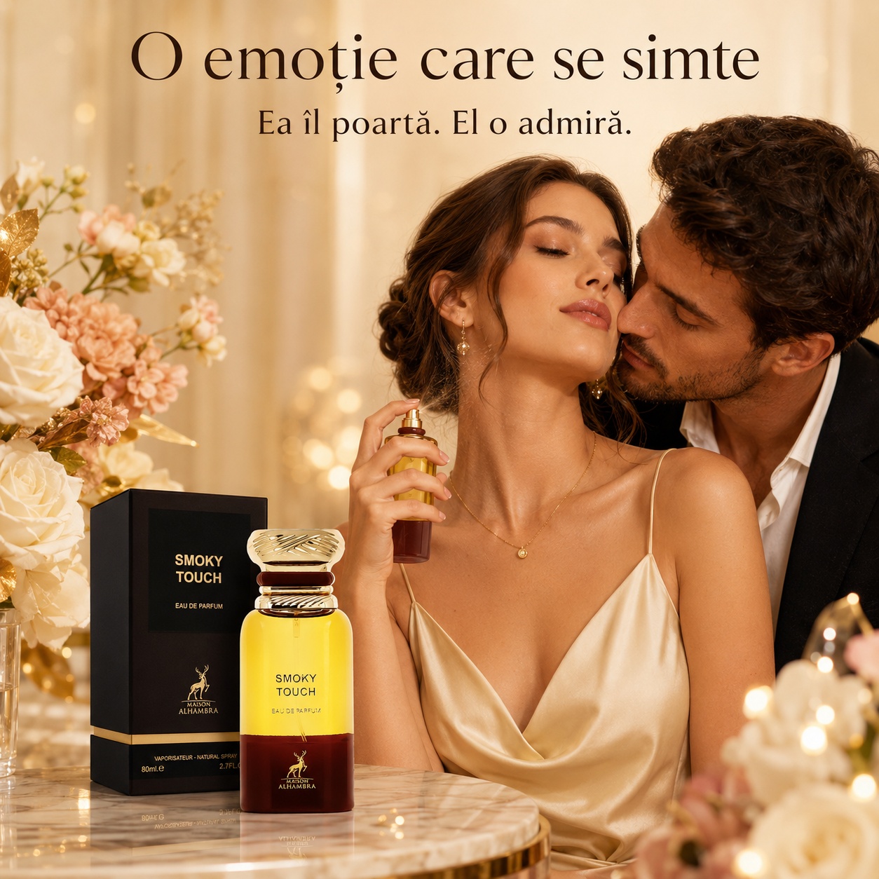 Smoky Touch Maison Alhambra parfum elegant și seducător pentru momente romantice și speciale
