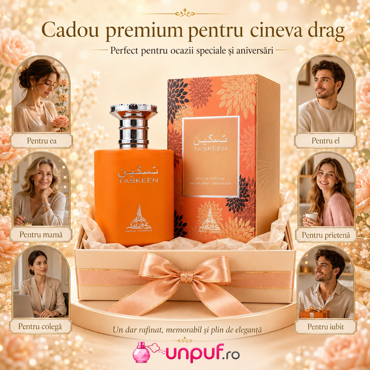 Taskeen Paris Corner cadou premium pentru ea pentru el pentru mamă prietenă colegă sau iubit