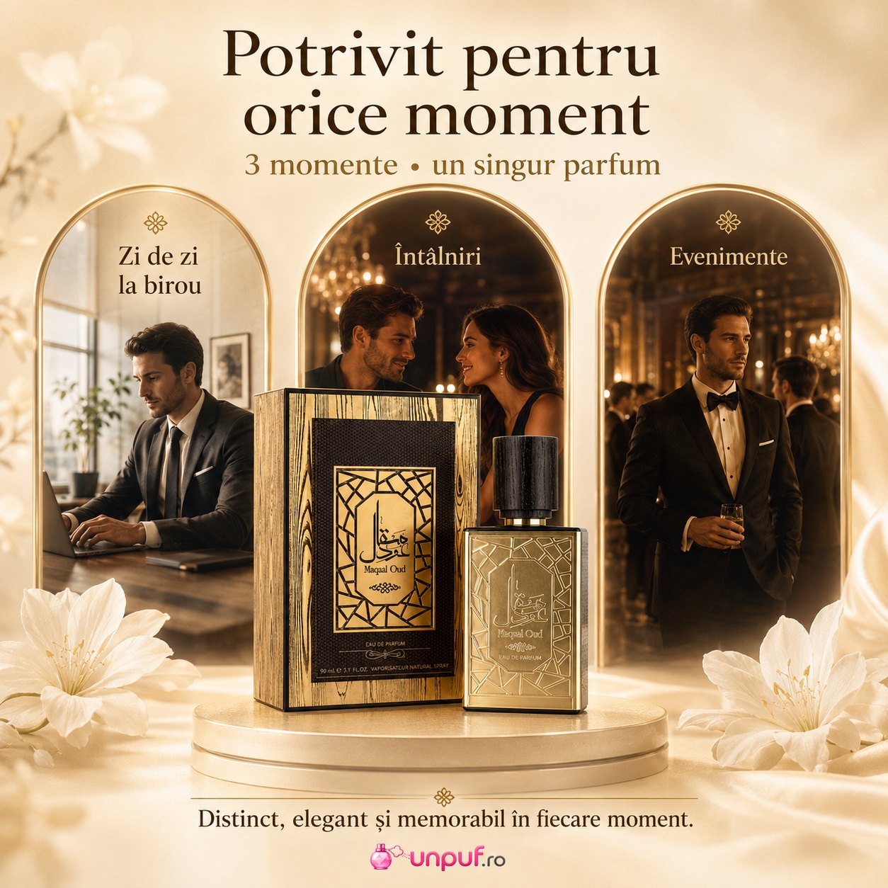 Maqaal Oud Ard Al Zaafaran potrivit pentru zi de zi la birou, &icirc;nt&acirc;lniri și evenimente elegante