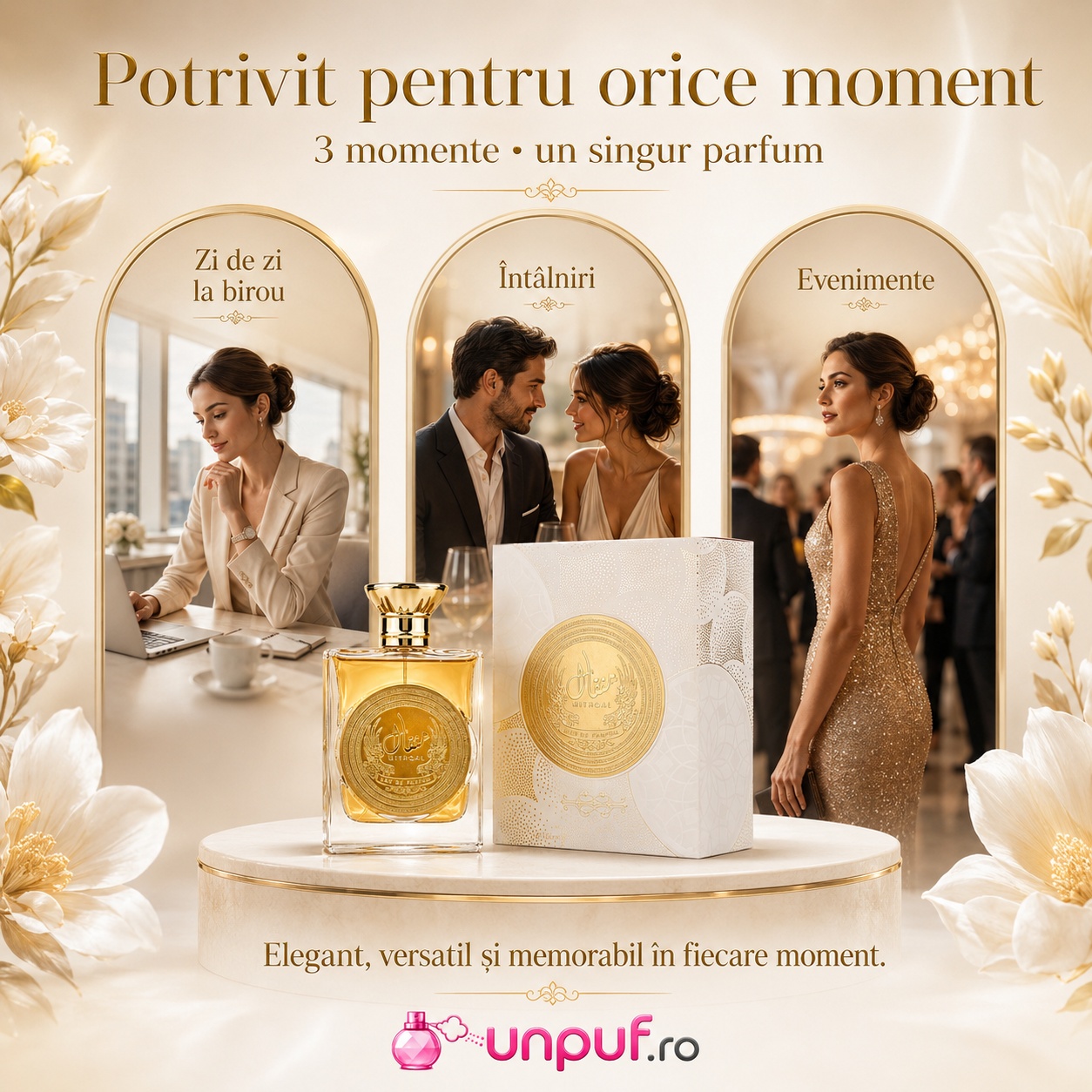 Mithqal Ard Al Zaafaran potrivit pentru zi de zi la birou, &icirc;nt&acirc;lniri și evenimente