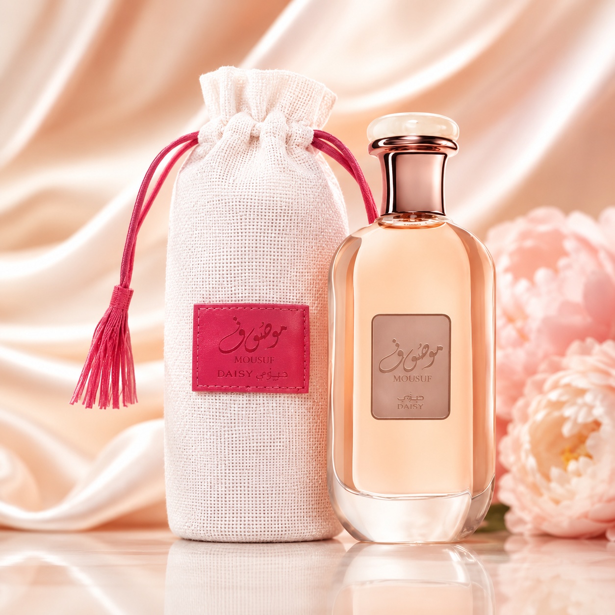 Parfum Arăbesc Ard Al Zaafaran Mousuf Daisy 100 ml cu sticlă delicată și săculeț textil premium