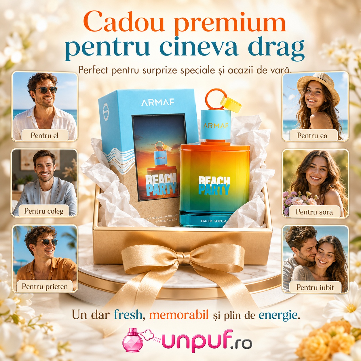 Armaf Beach Party cadou premium pentru el pentru ea pentru coleg soră prieten sau iubit
