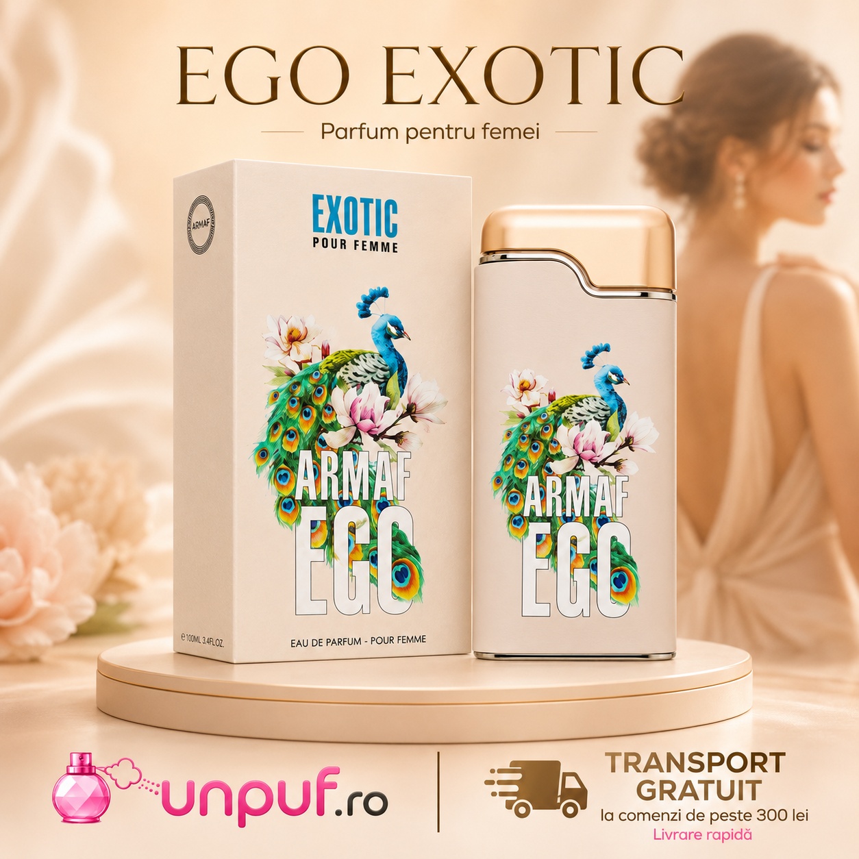 Armaf Ego Exotic parfum disponibil pe unpuf.ro cu transport gratuit peste 300 lei