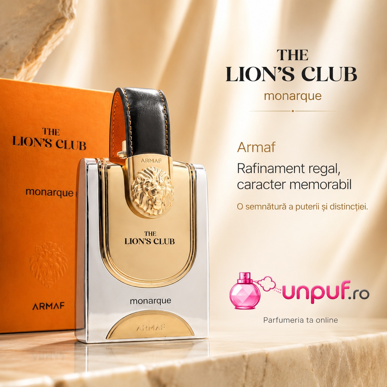 Armaf The Lion's Club Monarque rafinament regal caracter memorabil și semnătură a puterii