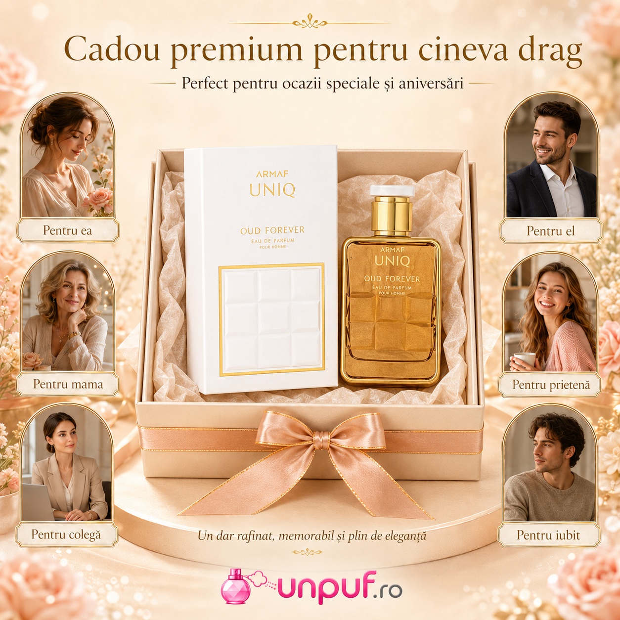Armaf Uniq Oud Forever cadou premium pentru cineva drag