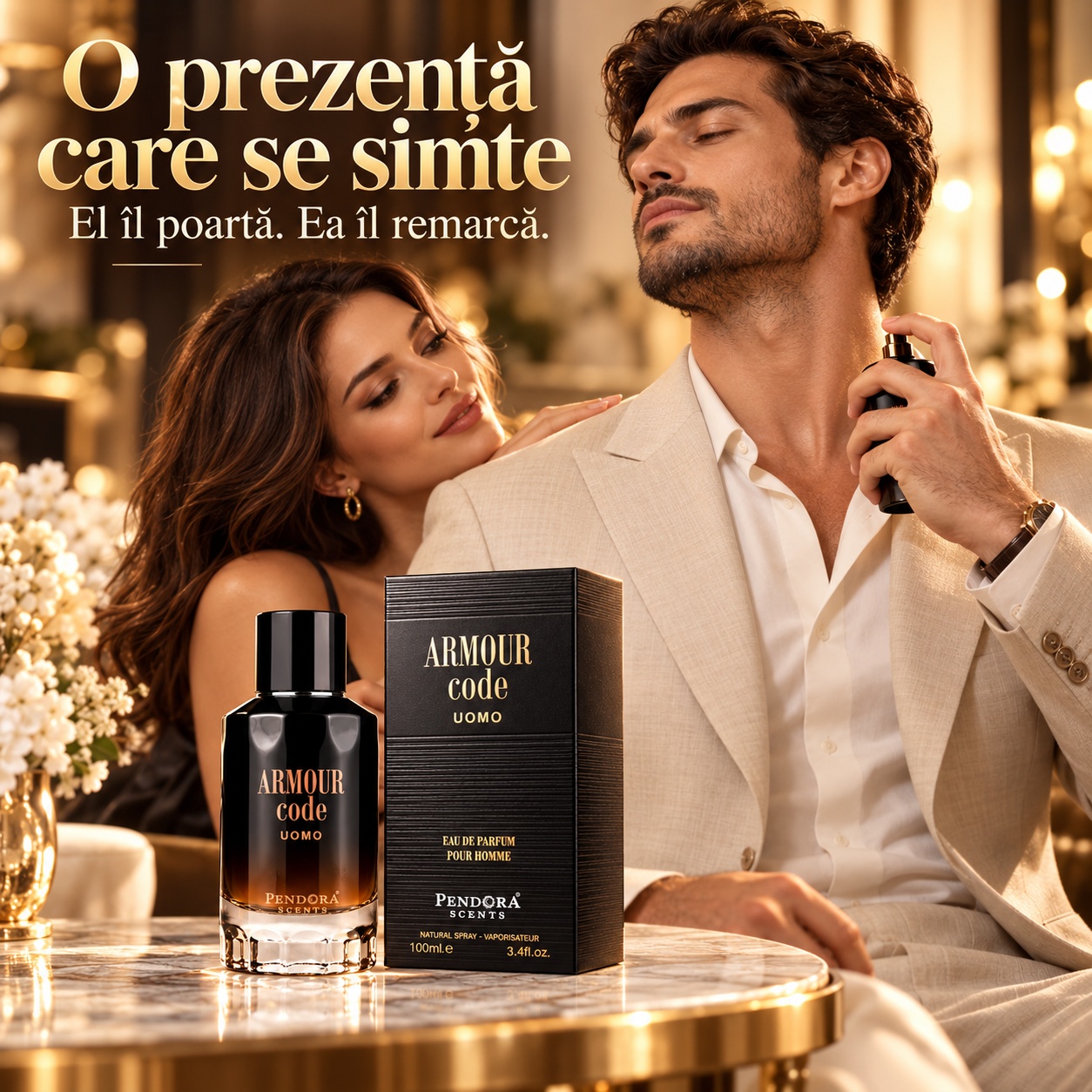 Armour Code Uomo Pendora Scents parfum bărbătesc elegant pentru întâlniri și momente speciale