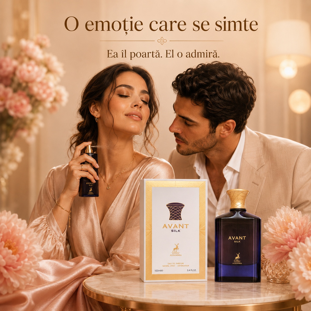 Avant Silk Maison Alhambra parfum feminin elegant pentru momente romantice și speciale