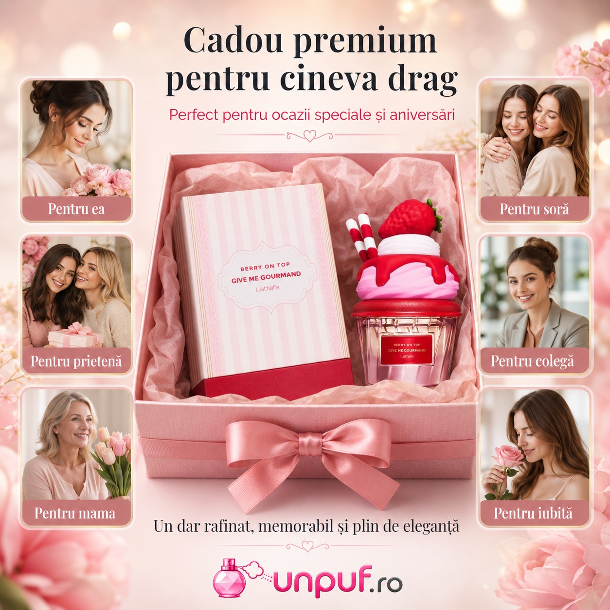Berry On Top Lattafa cadou premium pentru iubită, soră, mamă, prietenă sau colegă