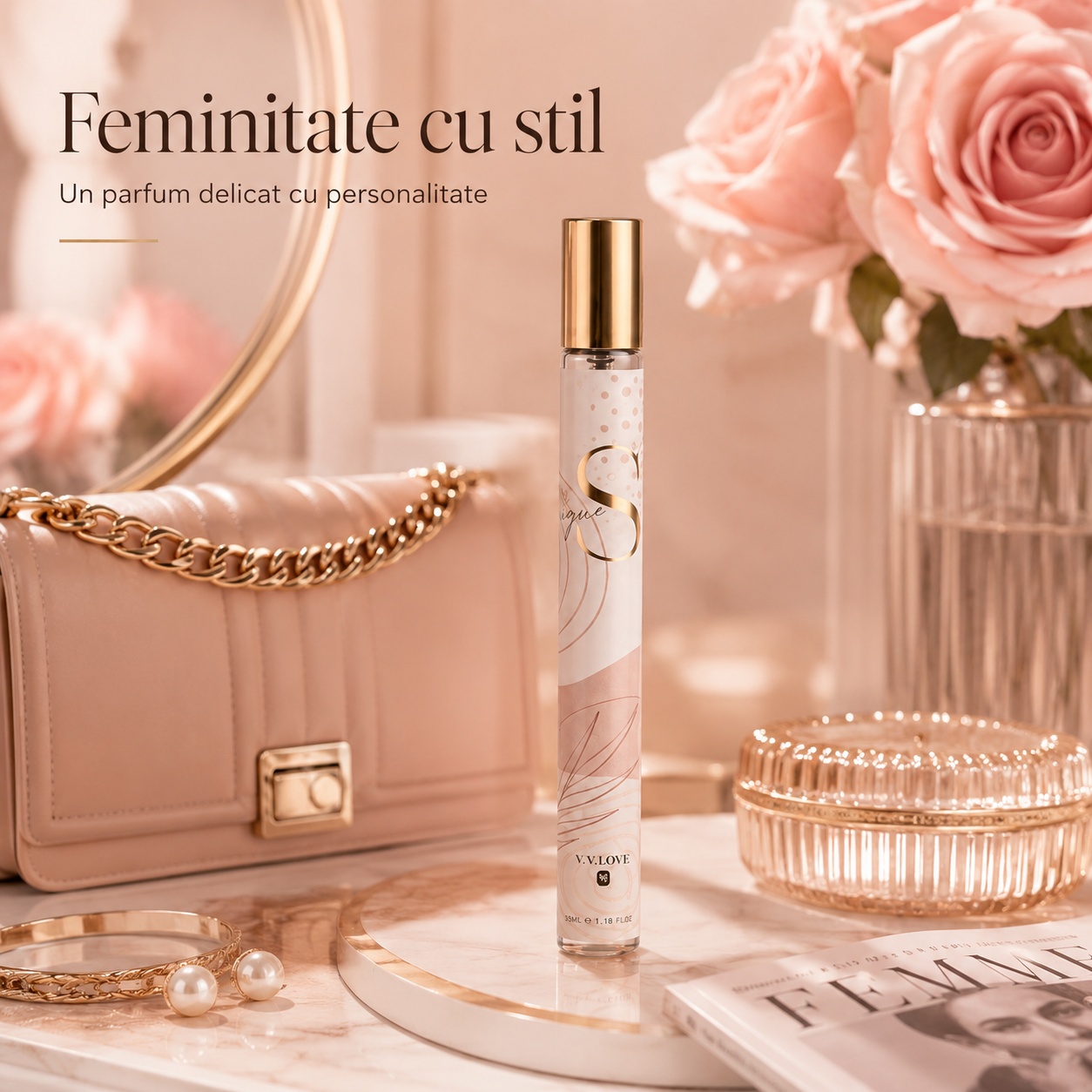 Un Unique V.V. Love parfum damă feminin cu stil aromă delicată cu personalitate