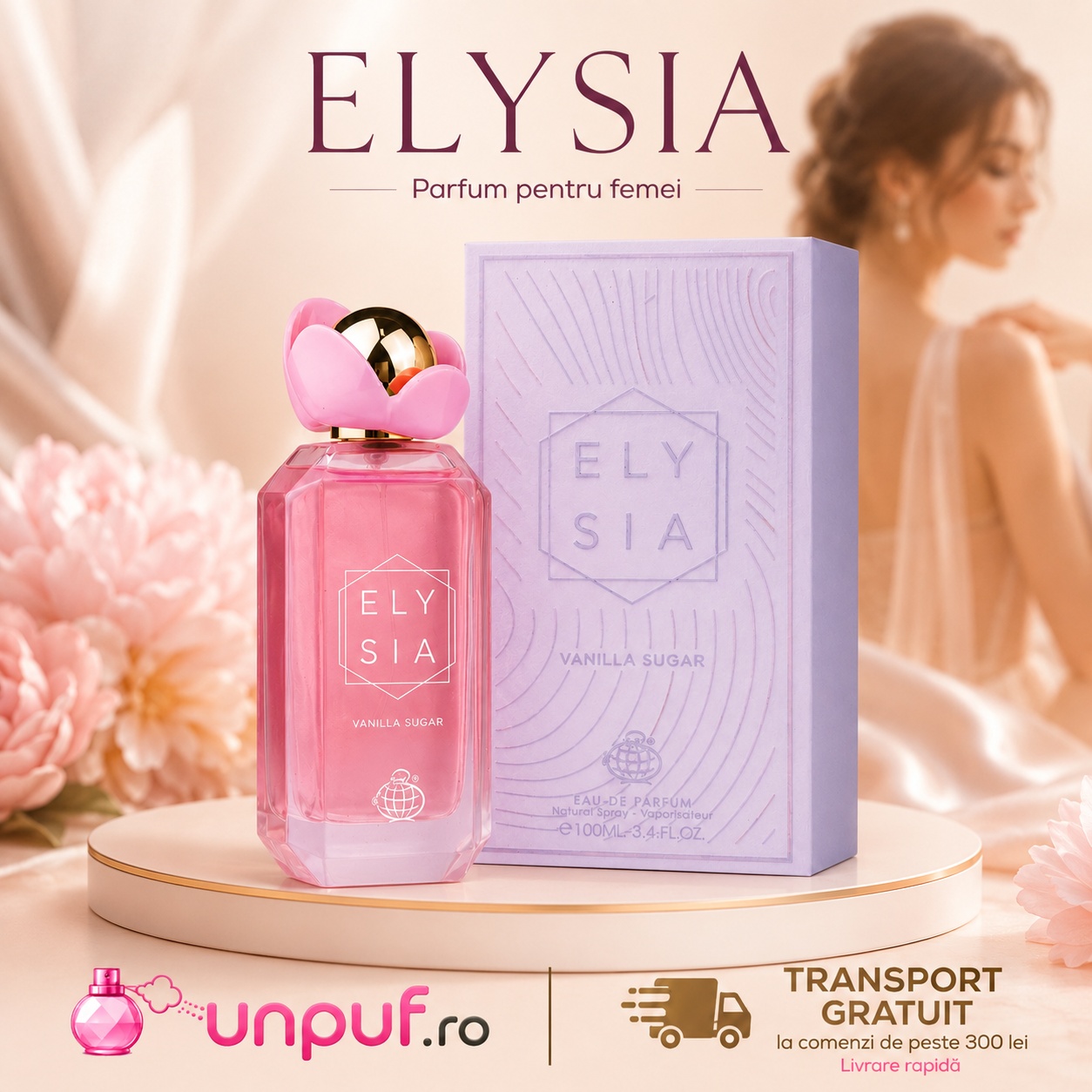 Elysia Vanilla Sugar parfum pentru femei cu transport gratuit si livrare rapida