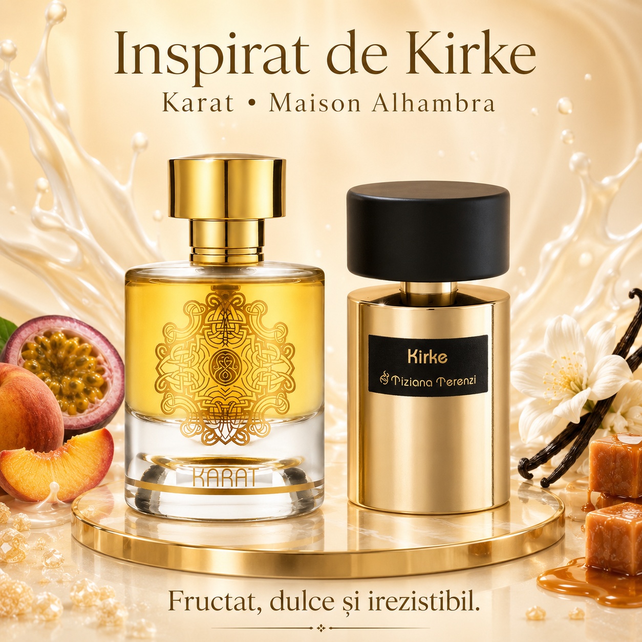 Karat Maison Alhambra inspirat de Kirke parfum fructat dulce și irezistibil
