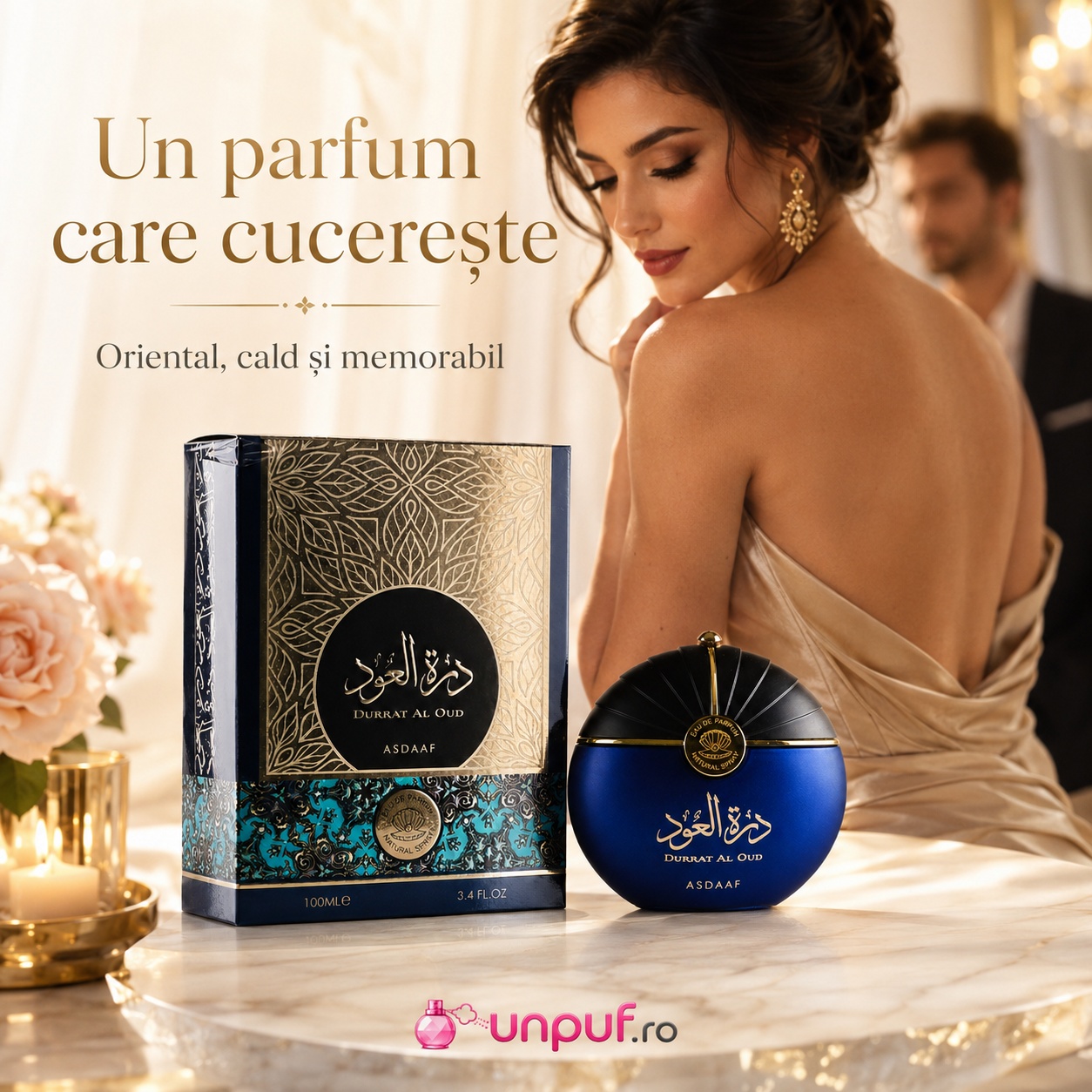 Lattafa Durrat Al Oud parfum oriental cald și memorabil pentru &icirc;nt&acirc;lniri și ocazii speciale