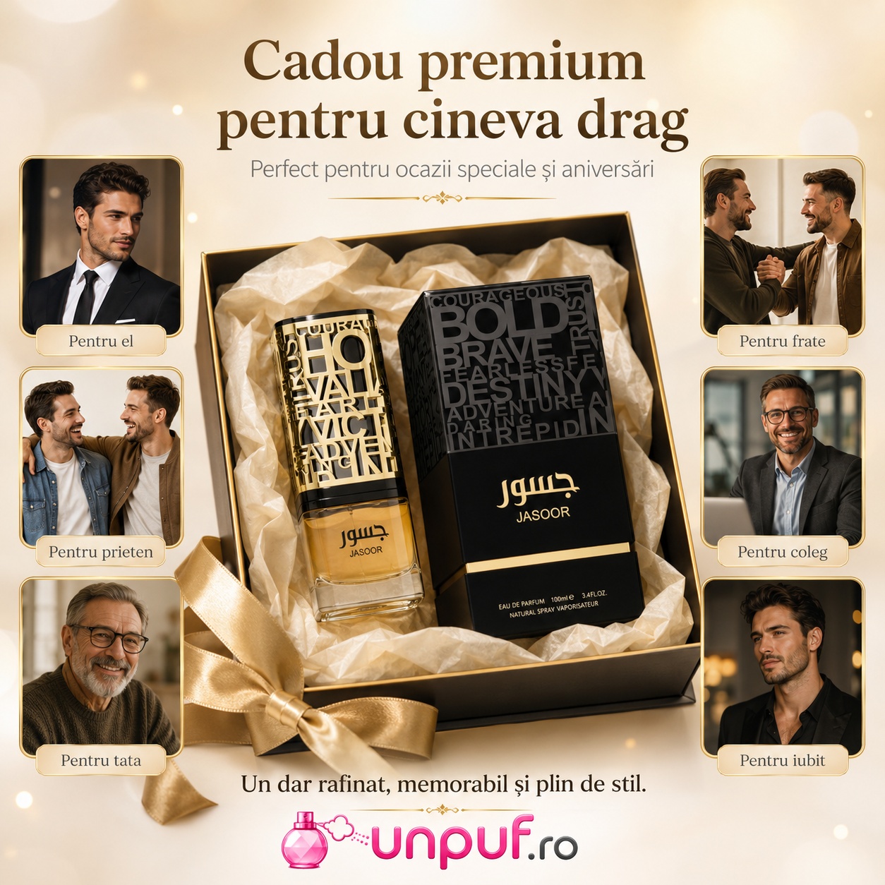 Lattafa Jasoor cadou premium pentru el frate prieten tată coleg sau iubit