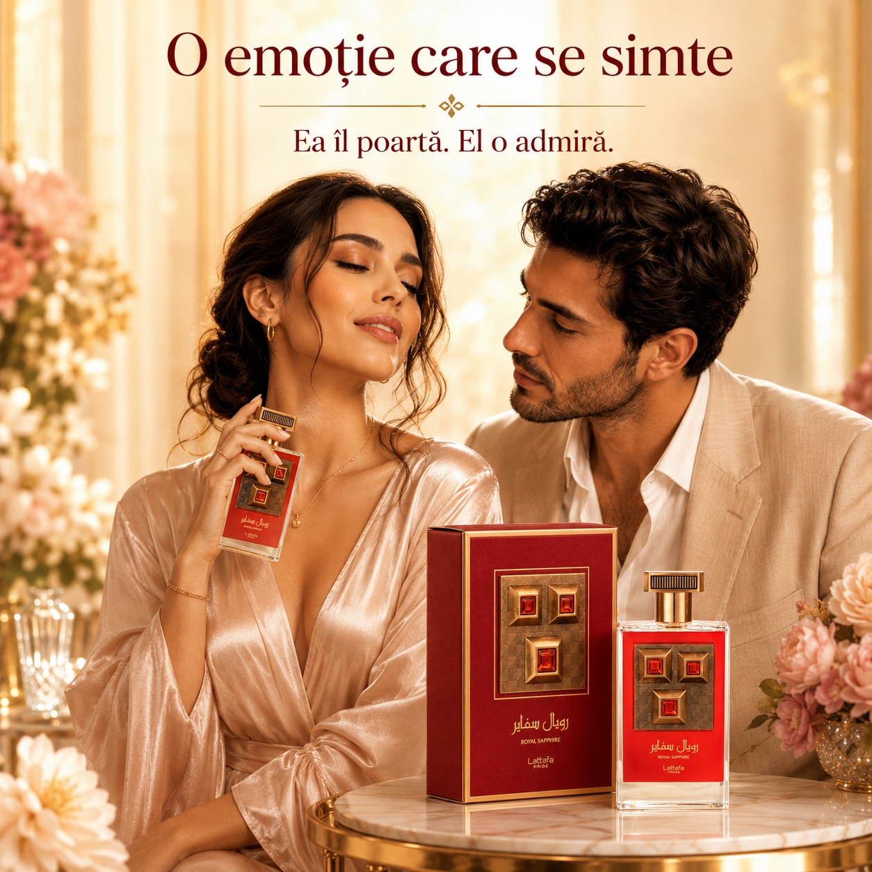 Lattafa Pride Royal Saphire parfum romantic elegant și memorabil