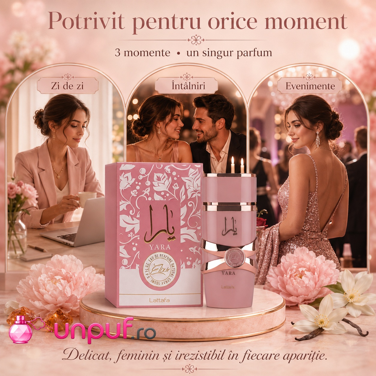 Parfum Lattafa Yara Elixir potrivit pentru zi de zi intalniri si evenimente