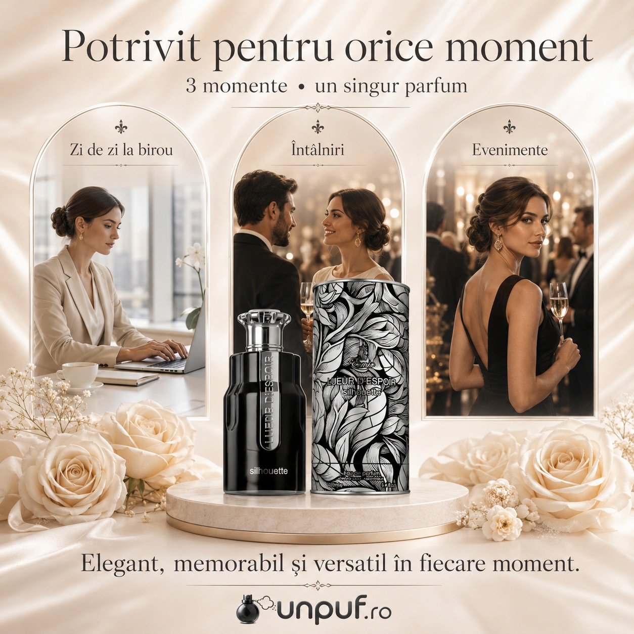Lueur D'Espoir Silhouette Emir potrivit pentru zi de zi birou &icirc;nt&acirc;lniri și evenimente