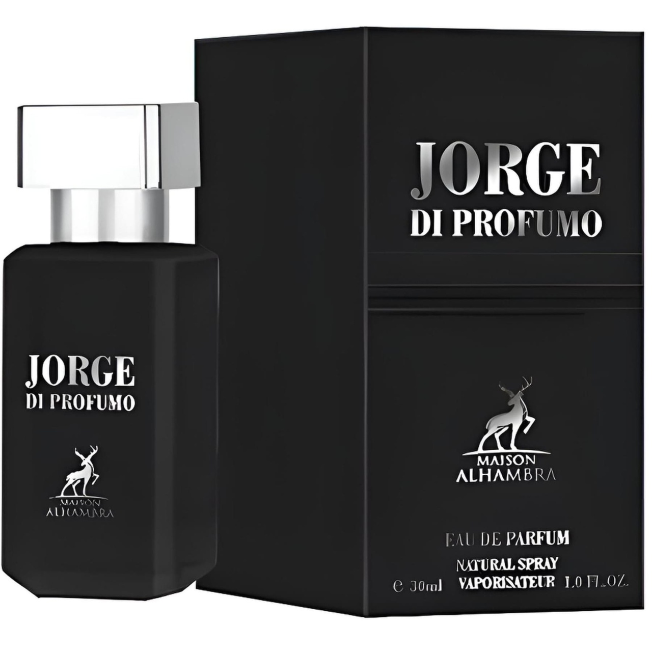 Parfum Maison Alhambra Jorge Di Profumo 30 ml cu sticlă și cutie, parfum arabesc bărbătesc original