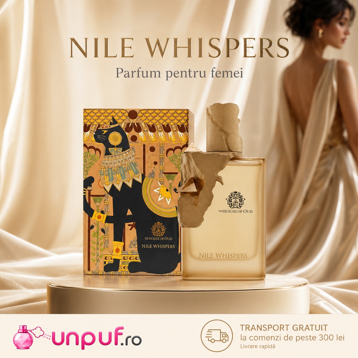 Parfum Nile Whispers Ministry Of Oud 100ml, parfum arabesc unisex cu livrare rapidă UnPuf.ro