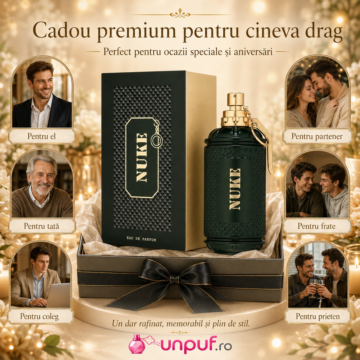 Nuke Fragrance World cadou premium pentru el, tată, frate, coleg, prieten sau iubit