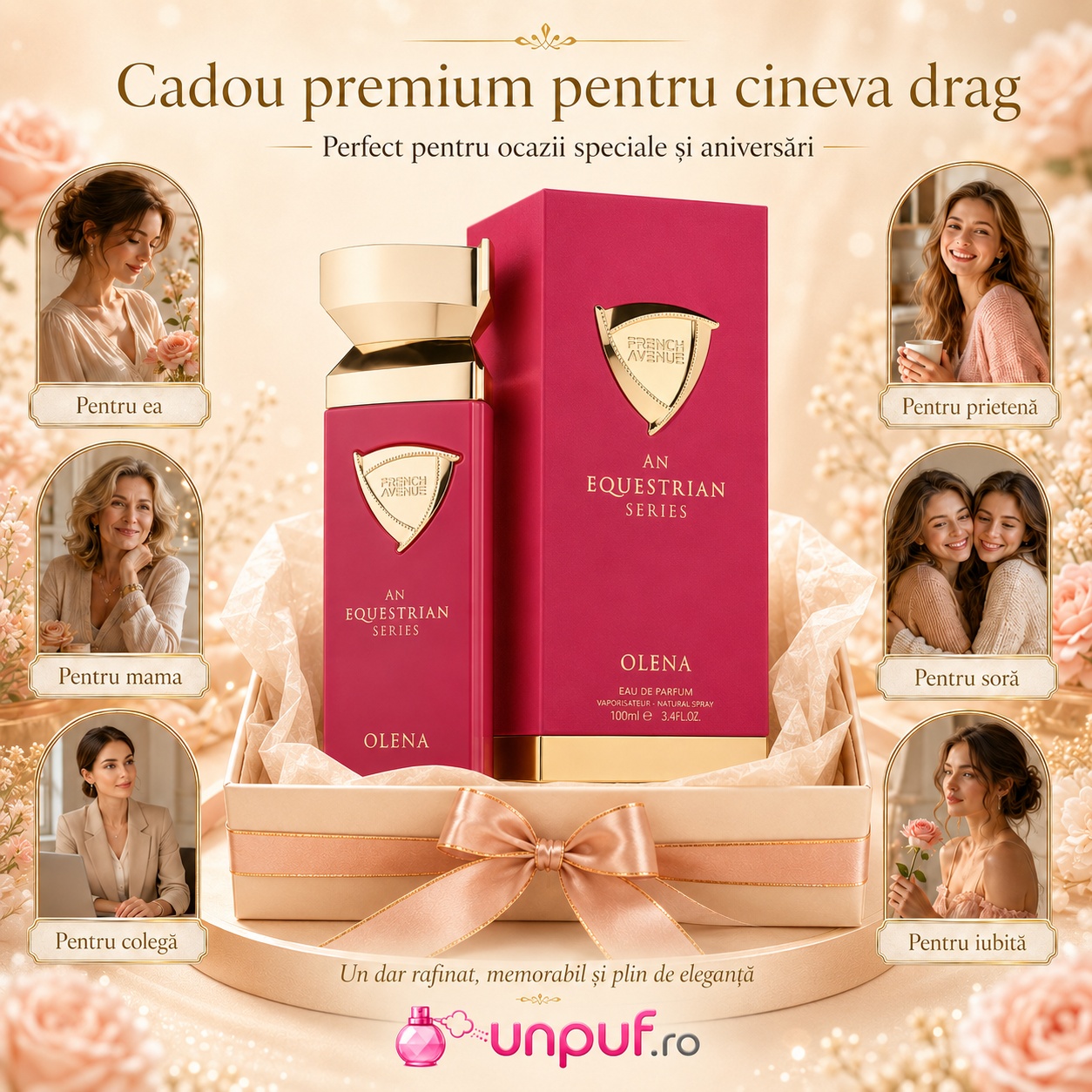 Olena French Avenue cadou premium pentru ea, mamă, prietenă, soră, colegă sau iubită