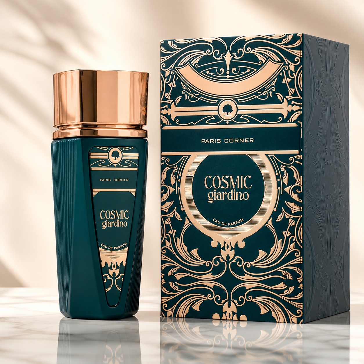 Parfum Arăbesc Paris Corner Cosmic Giardino 100 ml Apă de Parfum Bărbați cu sticlă și cutie